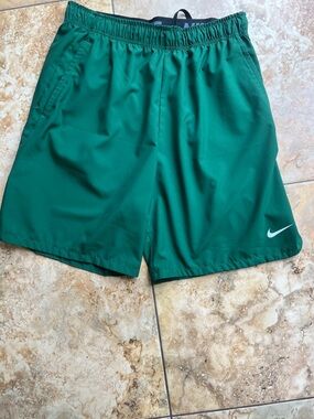 Nike Emerald Green Men's Athletic Shorts